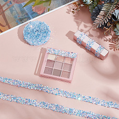 5 ярд блестящие ПВХ пайетки украшения с горячей фиксацией аксессуары&nbsp;DIY-WH0128-19A