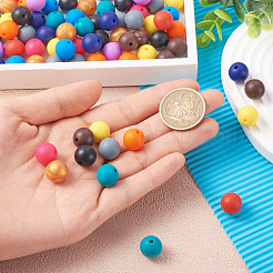 120шт 12 цвета силиконовые бусины&nbsp;SIL-TA0001-18