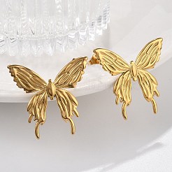 Серьги-гвоздики из нержавеющей стали 304 для женщин&nbsp;EJEW-K306-21G