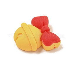 Cabochons décodés en résine opaque sur le thème de Noël&nbsp;CRES-B022-06F