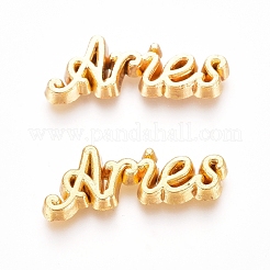 Cabochons en alliage plaqué or&nbsp;PALLOY-WH0068-08A