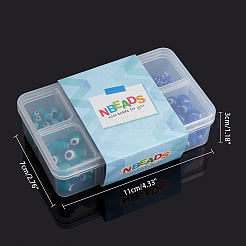 Ручной сглаз бусины круглые пряди из бисера LAMP-NB0001-28