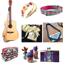 4.6~5 ярд полиэфирной жаккардовой ленты в этническом стиле для шитья украшений&nbsp;OCOR-GF0003-96D