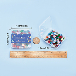 Cabochons en résine translucide&nbsp;RESI-SC0001-38B