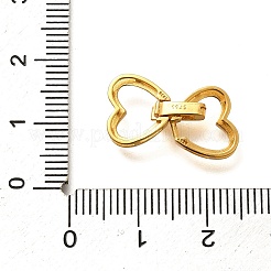 925 стерлинговый серебристый сгиб на застежках&nbsp;LS-STER-B006-04G