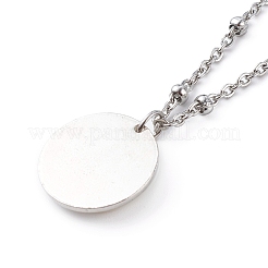 Colliers initiales en coquillage naturel&nbsp;NJEW-JN03420