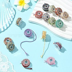 16 рулон 16-х цветных хлопковых ниток ручной работы&nbsp;ST-CJ0042-001