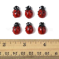 2 нити бусины лэмпворк ручной работы в виде божьей коровки LAMP-FS0001-53A