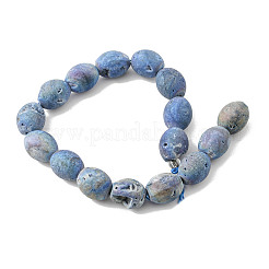 Гальванические природные друзы геодез агат из бисера G-P251-G02