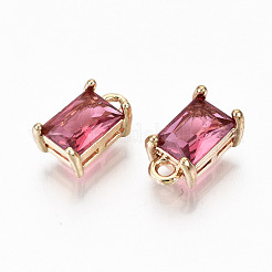 Латунь стекло горный хрусталь подвески&nbsp;GLAA-S179-21F-RS