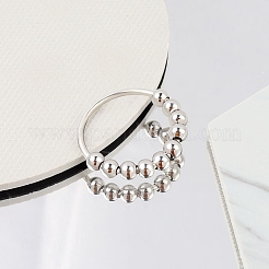 Кольца латуни пальца RJEW-L108-01C-P-1