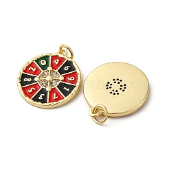 Латунь эмаль подвески&nbsp;KK-Q098-05G