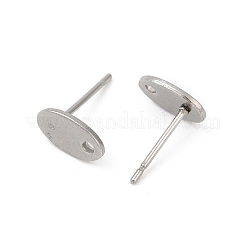 Фурнитура для сережек-гвоздиков из нержавеющей стали 304 STAS-Q353-02P