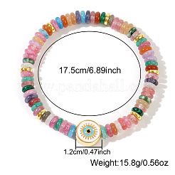 Браслеты в стиле бохо с натуральным желтым агатом UV9826