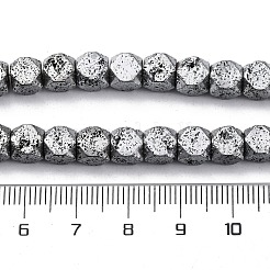 Гальванические бусины из натуральной лавы G-A256-C01-01D