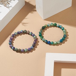 Set di bracciali elasticizzati con perline di calcite naturale&nbsp;BJEW-JB09201
