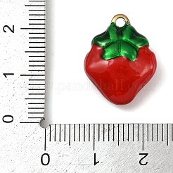 Pendentifs d'émail en laiton &nbsp;KK-R224-14A-G