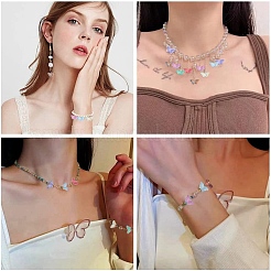 100 шт. Прозрачные стеклянные бусины&nbsp;GLAA-YW0005-09