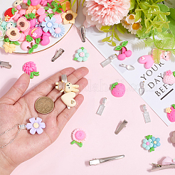 Наборы для изготовления заколки для волос из кожи аллигатора своими руками&nbsp;DIY-SC0031-99