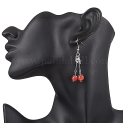 Orecchini a lobo cat eye&nbsp;EJEW-JE06493-03
