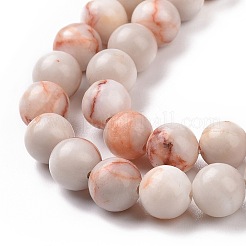 Бусы из натурального красного камня G-F352-8mm