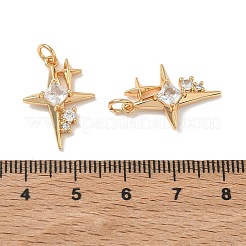 Colgantes de latón con circonitas cúbicas transparentes de Shegrace&nbsp;XGRQ4G772-686G