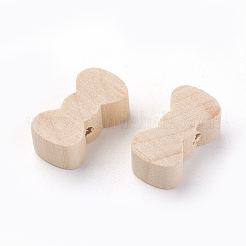 Perles de bois non finies&nbsp;X-WOOD-S037-079