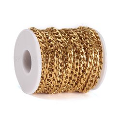 Ионное покрытие (ip) 304 нержавеющая сталь кубинские звенья цепи CHS-G010-02G