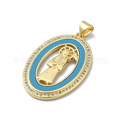Pendentifs en laiton zircon cubique transparent&nbsp;KK-A221-03B-G