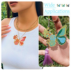 7 pendentif en alliage émaillé de 7 couleurs&nbsp;ENAM-TA0002-71