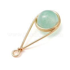 Pendentifs de sélénite naturelle&nbsp;PALLOY-TA00209-01