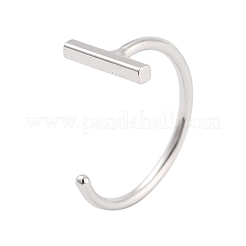 999 изящные серебряные серьги-гвоздики для женщин EJEW-F342-08P