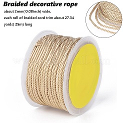 Polyester mailand schnur für diy schmuck basteln&nbsp;OCOR-F011-D16