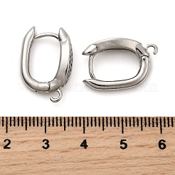 Фурнитура для сережек-колец с конским глазом и микропаве из латуни и кубическими циркониями KK-C134-25P