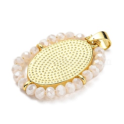 Латунь со стеклянными подвесками KK-G472-03G-02