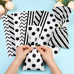 100 шт. 4-х видов прямоугольных пластиковых пакетиков для конфет&nbsp;ABAG-WH20013-19G