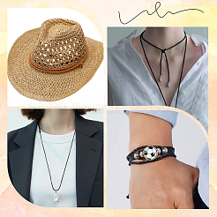 10 м коровьей кожаный шнур&nbsp;WL-CL0001-04B