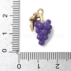 Подвески из сплава и эмали с фруктовой тематикой&nbsp;LS-PALLOY-P314-01B-G