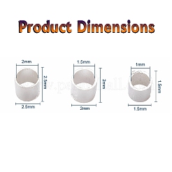 Зажимные бусины из латуни KK-YW0001-24A-S