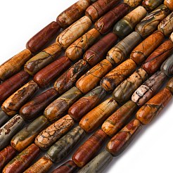 Натуральный камень пикассо / нити из бисера пикассо G-D0017-05