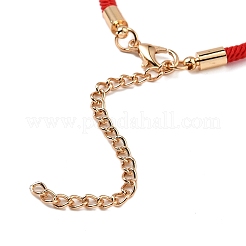 12 pz 12 colori braccialetti in poliestere&nbsp;BJEW-P340-13F-G