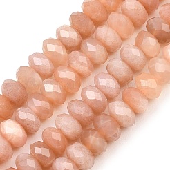 Натуральный Sunstone бисер пряди&nbsp;G-C259-A39-5x8mm