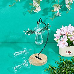 Стеклянные подвесные гидропонные вазы&nbsp;AJEW-WH0752-090A