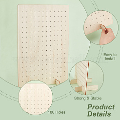 Деревянные вертикальные витрины для серег EDIS-WH0016-047