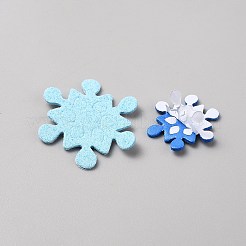 クリスマステーマ EVAフォームステッカー500枚  スノーフレーク  16~49x2mm&nbsp;DIY-WH20009-15B