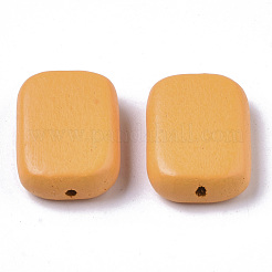 Perles de bois naturel peintes&nbsp;X-WOOD-R265-07