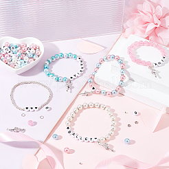 Наборы для самостоятельного изготовления браслета из искусственного жемчуга DIY-PH0008-83