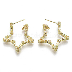 Латунь серьги стержня KK-N232-113-NF