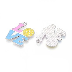 Спортивные подвески из эмалевого сплава ENAM-T022-76P