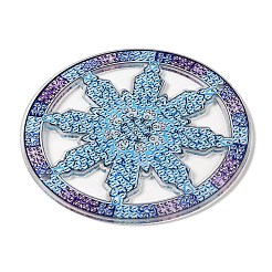 Kits de pintura de diamantes de decoración colgante de copo de nieve de navidad diy&nbsp;WG77635-01